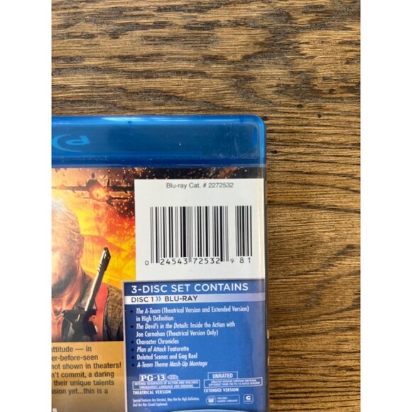 The A-Team Blu-Ray DVD Digital 2010 Action Film Liam Neeson Bradley Cooper Used - Picture 3 of 5